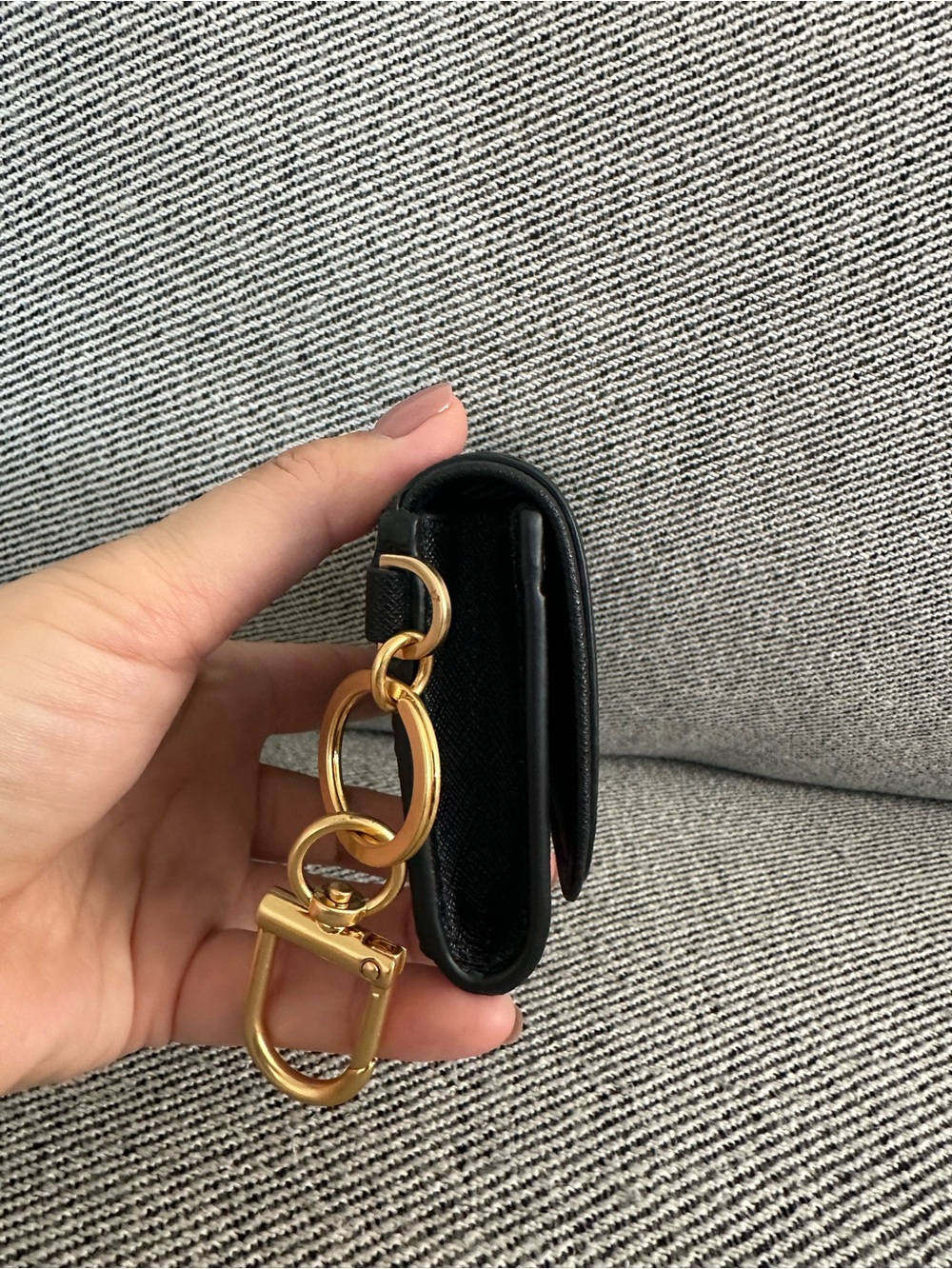 Last 1‼️Tory Burch Emerson Flap Card Case 157146 In Black - Picture 3 of 7